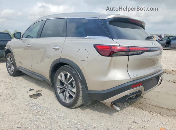 5N1AL1FR1SC357952 2025 INFINITI QX60 Желто-коричневый Задняя левая четверть