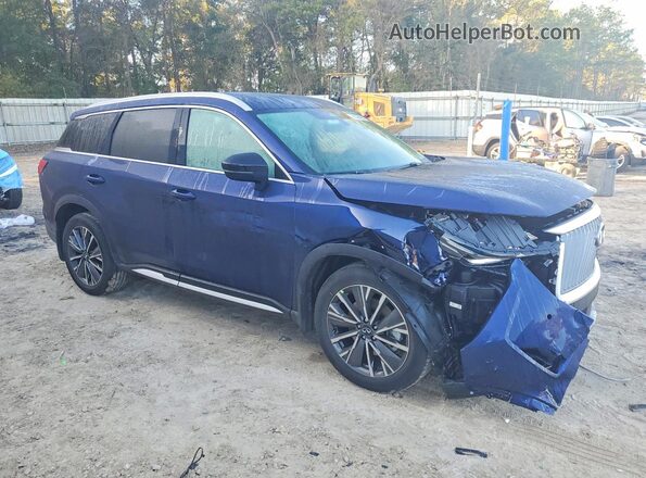 5N1AL1FR1TC345625 2026 INFINITI QX60 Синий Передняя правая четверть