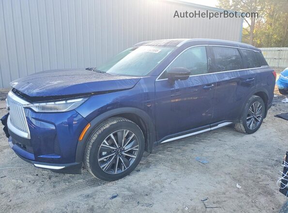 5N1AL1FR1TC345625 2026 INFINITI QX60 Синий Передняя левая четверть