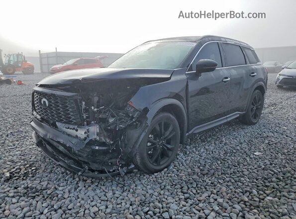 5N1AL1FR3SC359735 2025 INFINITI QX60 Черный Передняя левая четверть