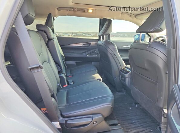 5N1AL1FR4SC338327 2025 INFINITI QX60 White Widok tylnych siedzeń
