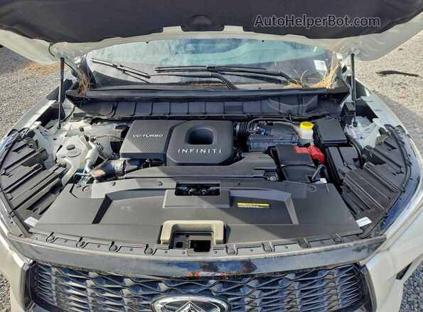 5N1AL1FS5SC343748 2025 INFINITI QX60 White Widok komory silnika