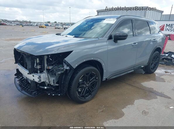 5N1AL1FW3TC348922 2026 INFINITI QX60 Серый Передняя левая четверть