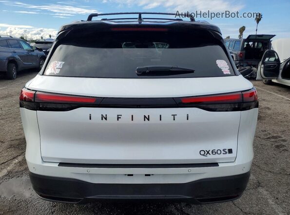 5N1AL1FW4TC336343 2026 INFINITI QX60 Белый Вид сзади
