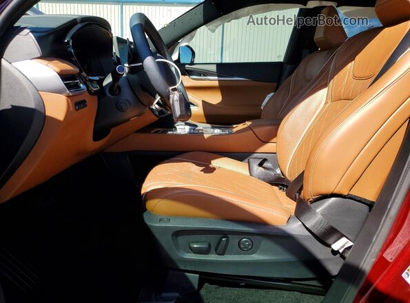 5N1AL1HU0SC349889 2025 INFINITI QX60 Красный Вид салона спереди