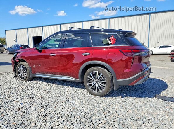 5N1AL1HU0SC349889 2025 INFINITI QX60 Красный Задняя левая четверть