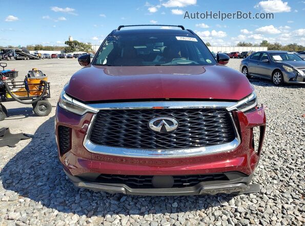 5N1AL1HU0SC349889 2025 INFINITI QX60 Красный Вид спереди