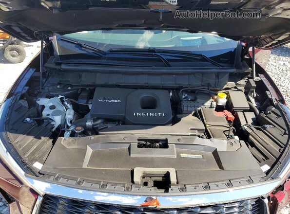 5N1AL1HU0SC349889 2025 INFINITI QX60 Красный Вид подкапотного пространства