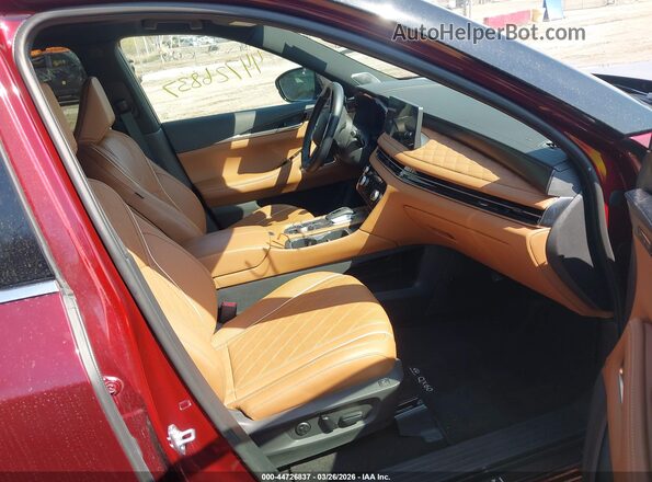 5N1AL1HU6SC358662 2025 INFINITI QX60 Red წინა სალონის ხედი