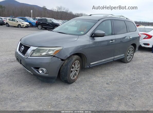 5N1AR2MM1GC617172 2016 NISSAN PATHFINDER Gray Vista tres cuartos delantera izquierda