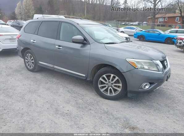 5N1AR2MM1GC617172 2016 NISSAN PATHFINDER Gray Delantero derecho