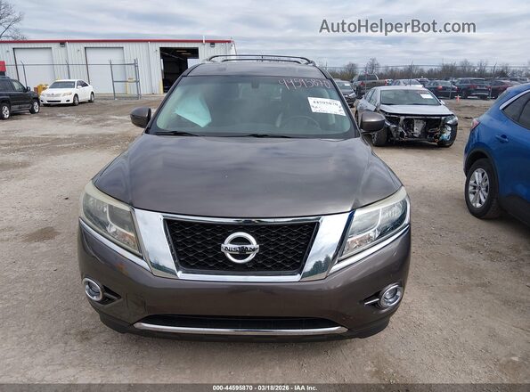 5N1AR2MM2GC626818 2016 NISSAN PATHFINDER Brown Vista del cuadro de instrumentos