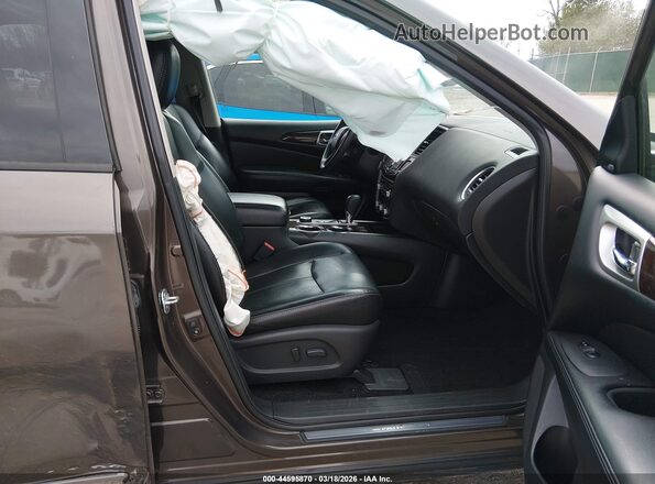 5N1AR2MM2GC626818 2016 NISSAN PATHFINDER Brown Vista interior delantera