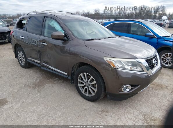 5N1AR2MM2GC626818 2016 NISSAN PATHFINDER Brown Delantero derecho