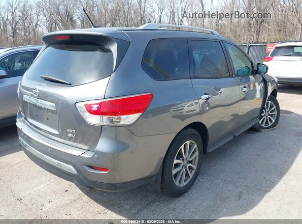 5N1AR2MM3GC619764 2016 NISSAN PATHFINDER Серый Задняя правая четверть
