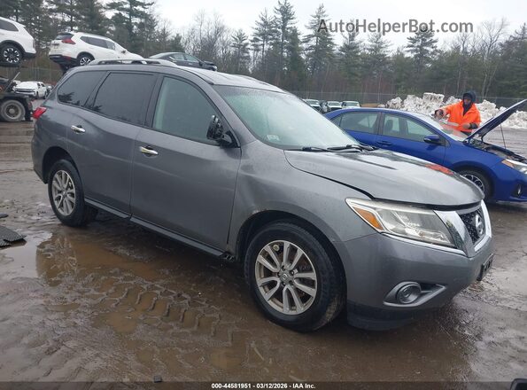 5N1AR2MM8GC661444 2016 NISSAN PATHFINDER Gray Delantero derecho