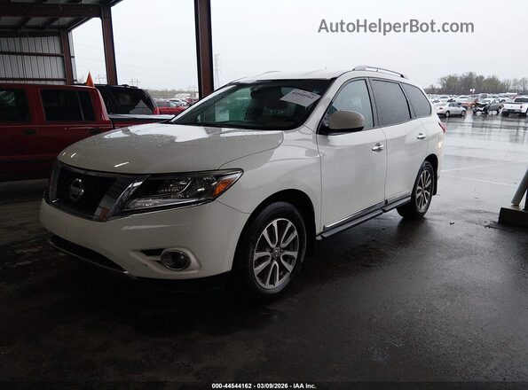 5N1AR2MN8GC661937 2016 NISSAN PATHFINDER Белый Передняя левая четверть
