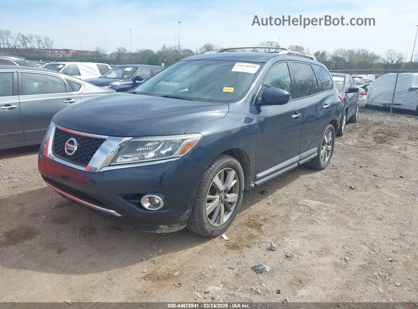 5N1AR2MN9GC620510 2016 NISSAN PATHFINDER Blue Передня ліва чверть