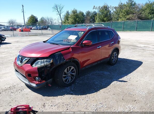 5N1AT2MT0GC867043 2016 NISSAN ROGUE Red Przód lewy