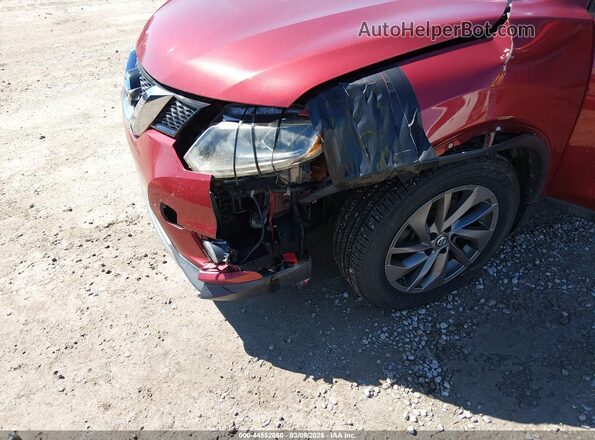 5N1AT2MT0GC867043 2016 NISSAN ROGUE Red Widok z przodu