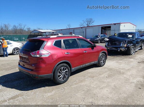 5N1AT2MT0GC867043 2016 NISSAN ROGUE Red Tył prawy