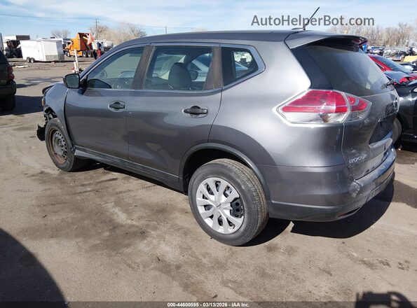 5N1AT2MTXGC798300 2016 NISSAN ROGUE Gray Задня ліва чверть