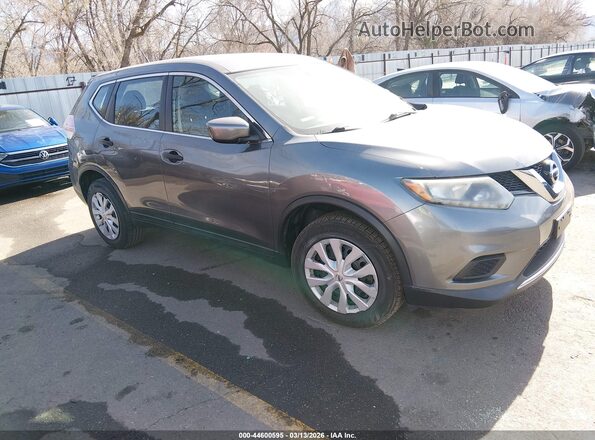 5N1AT2MTXGC798300 2016 NISSAN ROGUE Gray Передня права чверть
