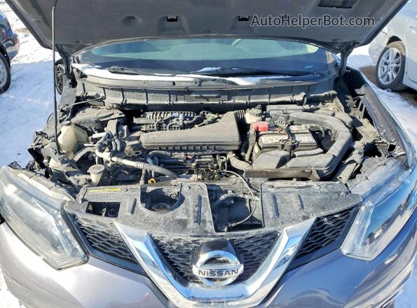 5N1AT2MTXGC864909 2016 NISSAN ROGUE Серый Вид подкапотного пространства