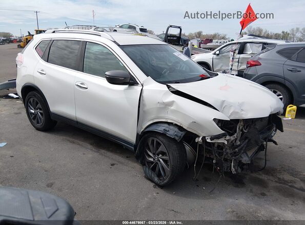 5N1AT2MV2GC783887 2016 NISSAN ROGUE White Front right