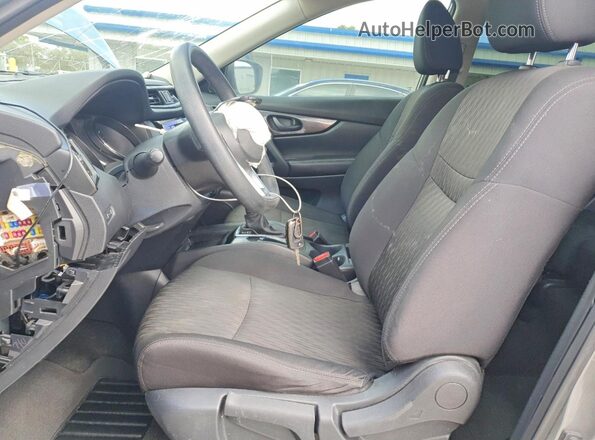 5N1AT2MV3KC827064 2019 NISSAN ROGUE Серый Вид салона спереди