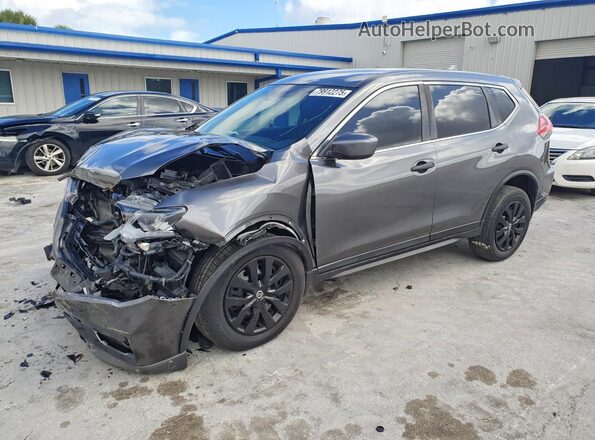 5N1AT2MV3KC827064 2019 NISSAN ROGUE Серый Передняя левая четверть