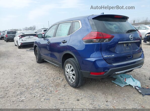 5N1AT2MV5JC731841 2018 NISSAN ROGUE Blue Հետևի ձախ