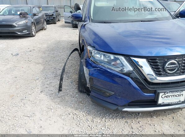5N1AT2MV5JC731841 2018 NISSAN ROGUE Blue Դիմացի տեսք