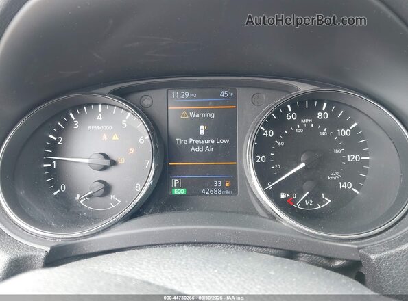 5N1AT2MV5JC731841 2018 NISSAN ROGUE Blue Հետևի նստատեղերի տեսք