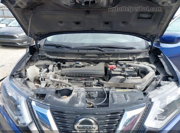 5N1AT2MV5JC731841 2018 NISSAN ROGUE Blue Հետևի տեսք
