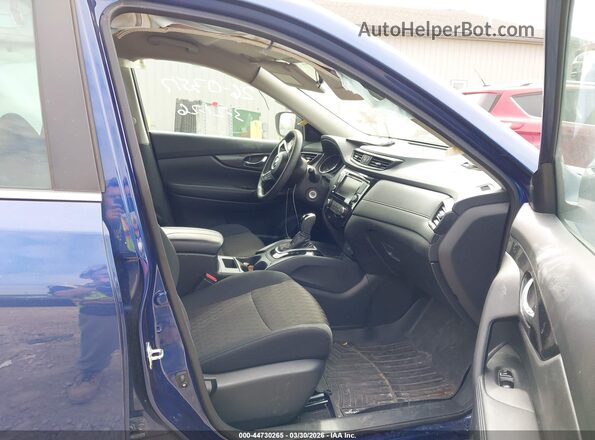 5N1AT2MV5JC731841 2018 NISSAN ROGUE Blue Սալոնի դիմացի տեսք