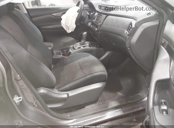 5N1AT2MV5KC814543 2019 NISSAN ROGUE Gray Widok wnętrza z przodu