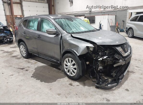 5N1AT2MV5KC814543 2019 NISSAN ROGUE Gray Przód prawy