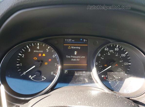 5N1AT2MV7KC844188 2019 NISSAN ROGUE Silver Vista del cuadro de instrumentos