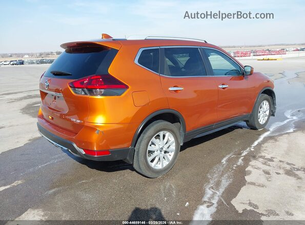 5N1AT2MV7LC722903 2020 NISSAN ROGUE Orange Задня права чверть