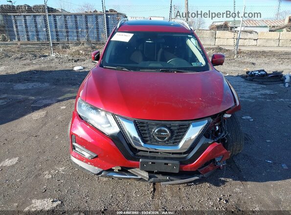5N1AT2MV7LC730094 2020 NISSAN ROGUE Red Widok zestawu wskaźników