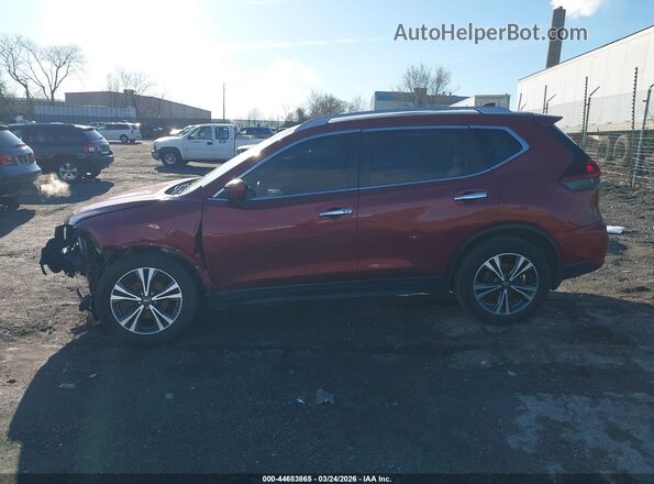 5N1AT2MV7LC730094 2020 NISSAN ROGUE Red Widok wnętrza 360 stopni