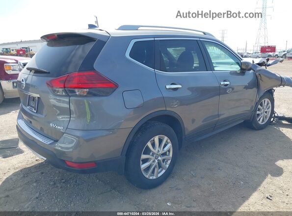 5N1AT2MV8HC786181 2017 NISSAN ROGUE Черный Задняя правая четверть