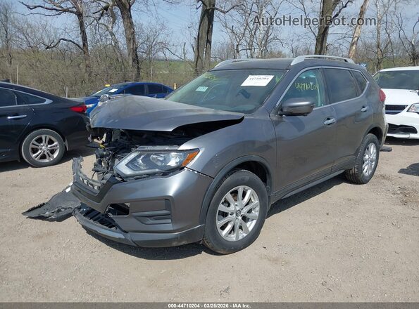 5N1AT2MV8HC786181 2017 NISSAN ROGUE Черный Передняя левая четверть