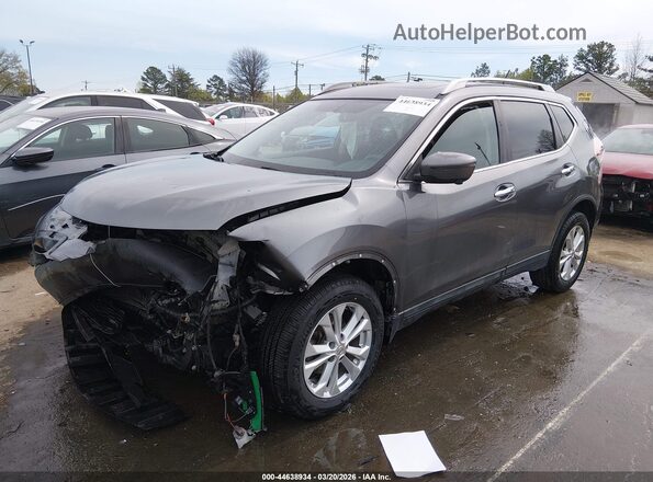 5N1AT2MV9GC916290 2016 NISSAN ROGUE Серый Передняя левая четверть