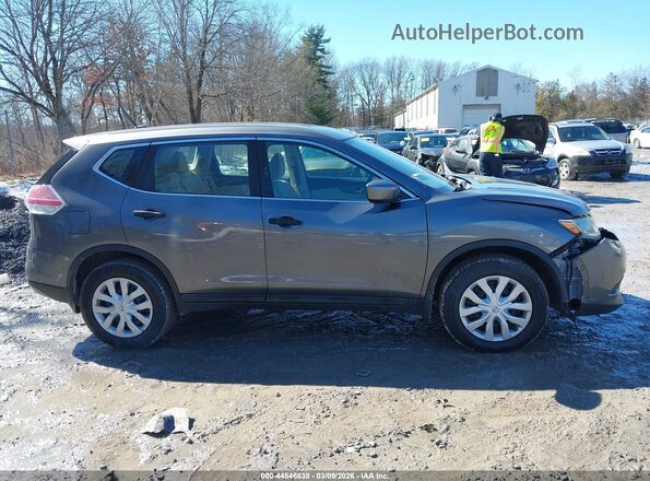 5N1AT2MV9GC923742 2016 NISSAN ROGUE Серый Вид задней части салона
