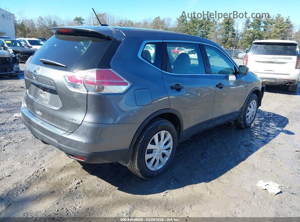 5N1AT2MV9GC923742 2016 NISSAN ROGUE Серый Задняя правая четверть