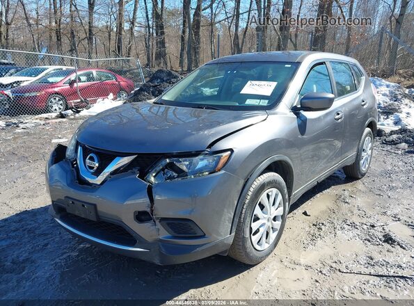5N1AT2MV9GC923742 2016 NISSAN ROGUE Серый Вид спереди