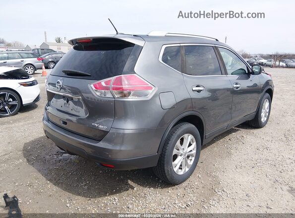 5N1AT2MVXGC796631 2016 NISSAN ROGUE Серый Задняя правая четверть