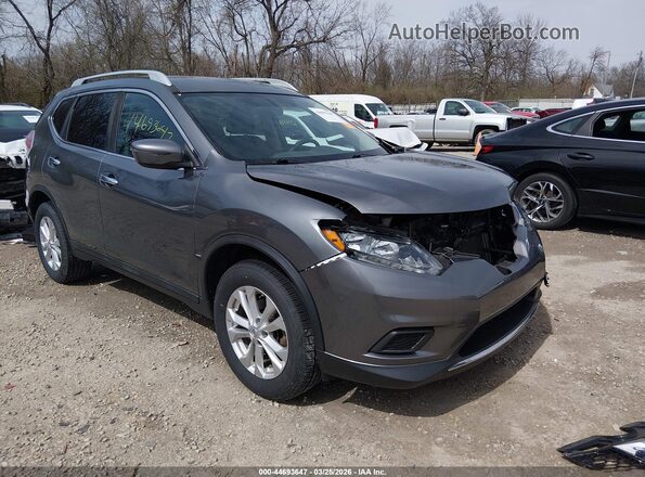 5N1AT2MVXGC796631 2016 NISSAN ROGUE Серый Передняя правая четверть